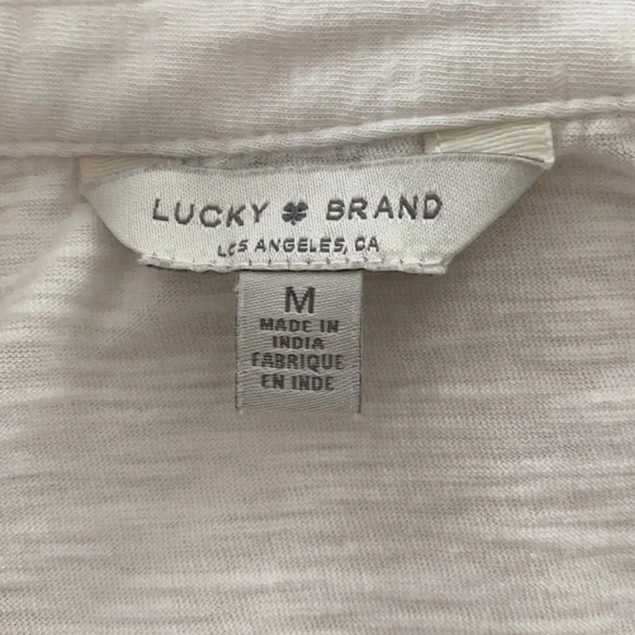 Lucky Cream shirt size medium - Picture 4 of 4